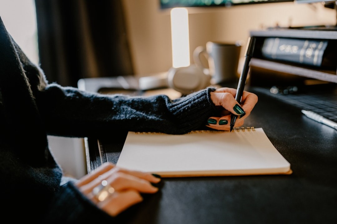 mystery writer creating plot